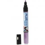 Plus Color Marker, L 14,5 cm, Strichstärke 1-2 mm, Dunkelviolett, 5,5 ml, 1 Stk