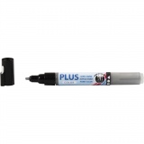 Plus Color Marker, L 14,5 cm, Strichstärke 1-2 mm, Regengrau, 5,5 ml, 1 Stk