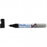 Plus Color Marker, L 14,5 cm, Strichstärke 1-2 mm, Regengrau, 1 Stk, 5,5 ml