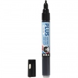 Plus Color Marker, L 14,5 cm, Strichstärke 1-2 mm, Schwarz, 5,5 ml, 1 Stk