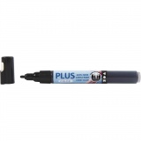 Plus Color Marker, L 14,5 cm, Strichstärke 1-2 mm, Schwarz, 1 Stk, 5,5 ml