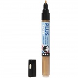 Plus Color Marker, L 14,5 cm, Strichstärke 1-2 mm, Gold, 5,5 ml, 1 Stk