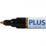 Plus Color Marker, L 14,5 cm, Strichstärke 1-2 mm, Gold, 5,5 ml, 1 Stk
