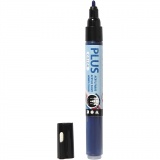 Plus Color Marker, L 14,5 cm, Strichstärke 1-2 mm, Marineblau, 5,5 ml, 1 Stk