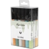 Plus Color Marker, L 14,5 cm, Strichstärke 1-2 mm, Sortierte Farben, 5,5 ml, 18 Stk/ 1 Pck