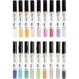 Plus Color Marker, L 14,5 cm, Strichstärke 1-2 mm, Sortierte Farben, 5,5 ml, 18 Stk/ 1 Pck