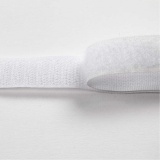 Klettband Haken & Ösen, B 20 mm, Weiß, 5 m/ 1 Rolle