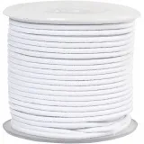 Elastische Schnur, Dicke 2 mm, Weiß, 25 m/ 1 Rolle