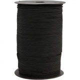 Elastische Schnur, Dicke 2 mm, Schwarz, 250 m/ 1 Rolle