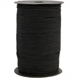 Elastische Schnur, Dicke 2 mm, Schwarz, 250 m/ 1 Rolle