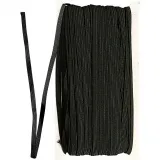 Elastikband, B 6 mm, Schwarz, 50 m/ 1 Rolle