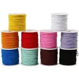 Gummiband-Set, Dicke 1 mm, 10x25 m/ 1 Pck