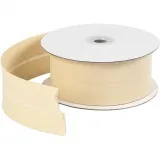 Schrägband, B 36 mm, Natur, 10 m/ 1 Rolle