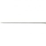 Stecknadeln, L 34 mm, Dicke 0,6 mm, Silber, 50 g/ 1 Pck