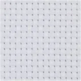 Aida-Stoff, Größe 50x50 cm, 35 Kästchen pro 10 cm, Weiß, 1 Stk