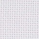 Aida-Stoff, Größe 50x50 cm, 43 Kästchen pro 10 cm, Weiß, 1 Stk