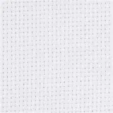Aida-Stoff, Größe 50x50 cm, 70 Kästchen pro 10 cm, Weiß, 1 Stk