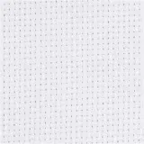 Aida-Stoff, B 150 cm, 70 Kästchen pro 10 cm, Weiß, 3 m/ 1 Stk