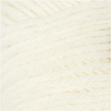 Sockenwolle, L 200 M, Naturweiß, 50 g/ 1 Knäuel