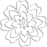 Stanzschablone, Blüten, D 0,5-8 cm, 1 Stk