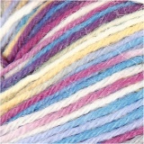 Sockenwolle, L 200 M, Harmonie in Lila-Pink, 50 g/ 1 Knäuel