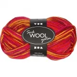 Sockenwolle, L 200 m, Sortierte Farben, 50 g/ 1 Knäuel