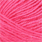 Sockenwolle, L 200 m, Pink, 50 g/ 1 Knäuel
