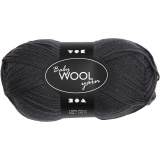 Babywolle, L 172 M, Dunkelgrau, 50 g/ 1 Knäuel