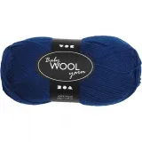 Babywolle, L 172 m, Dunkelblau, 50 g/ 1 Knäuel