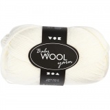 Babywolle, L 172 M, Weiß, 50 g/ 1 Knäuel