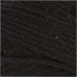 Babywolle, L 172 m, Schwarz, 50 g/ 1 Knäuel