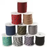 Nylon-Kordel, B 5 mm, Sortierte Farben, 100 m, 10x10 m/ 1 Pck