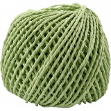 Papiergarn, Dicke 2,5-3 mm, Hellgrün, 150 g, 40 m/ 1 Knäuel