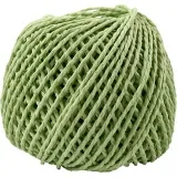 Papiergarn, Dicke 2,5-3 mm, Hellgrün, 150 g, 40 m/ 1 Knäuel