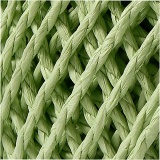 Papiergarn, Dicke 2,5-3 mm, Hellgrün, 150 g, 40 m/ 1 Knäuel
