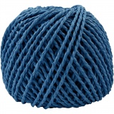 Papiergarn, Dicke 2,5-3 mm, Dunkelblau, 150 g, 40 m/ 1 Knäuel