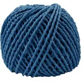Papiergarn, Dicke 2,5-3 mm, Dunkelblau, 150 g, 40 m/ 1 Knäuel