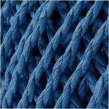 Papiergarn, Dicke 2,5-3 mm, Dunkelblau, 150 g, 40 m/ 1 Knäuel