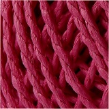 Papiergarn, Dicke 2,5-3 mm, Pink, 150 g, 40 m/ 1 Knäuel