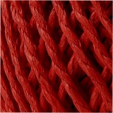 Papiergarn, Dicke 2,5-3 mm, Rot, 150 g, 40 m/ 1 Knäuel