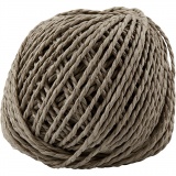 Papiergarn, Dicke 2,5-3 mm, Hellbraun, 150 g, 40 m/ 1 Knäuel