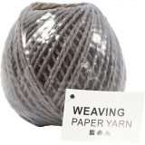 Papiergarn, Dicke 2,5-3 mm, Hellbraun, 150 g, 40 m/ 1 Knäuel