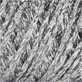 Lurexgarn, L 160 M, Silber, 25 g/ 1 Knäuel