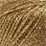 Lurexgarn, L 160 m, Gold, 25 g/ 1 Knäuel