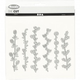 Stanz- und Prägeformen, Blumenranken, Größe 143x123 mm, 1 Stk