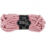 Chunky-Wolle XL (Polyacryl), L 17 M, Größe manga, Rosa, 200 g/ 1 Knäuel