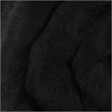 XL-Chunky-Garn aus Polyacryl/Wolle, L 15 m, Größe mega , Schwarz, 300 g/ 1 Knäuel