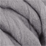 XL-Chunky-Garn aus Polyacryl/Wolle, L 15 M, Größe mega, Grau, 300 g/ 1 Knäuel
