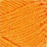 Fantasia Polyacryl Garn, L 80 M, Neonorange, 50 g/ 1 Knäuel
