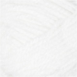 Fantasia Polyacryl Garn, L 80 m, Weiß, 50 g/ 1 Knäuel